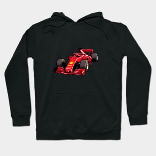 Red Formula 1 Car Hoodie